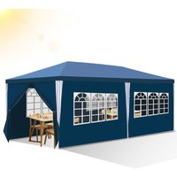 Tolletour - Pavillon Gartenzelt – Gartenpavillon. Bierzelt für Märkte und Partys. ideal für Hochzeiten Blau 3x6m Tolletour - Pavillon Gartenzelt – Gartenpavillon. Bierzelt für Märkte und Partys. ideal für Hochzeiten Blau 3x6m von TOLLETOUR