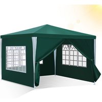 Tolletour - Pavillon Robustes Partyzelt – Eventzelt von hoher Qualität und Stabilität für Ihren Garten Grün 3x3m Tolletour - Pavillon Robustes Partyzelt – Eventzelt von hoher Qualität und Stabilität für Ihren Garten Grün 3x3m von TOLLETOUR