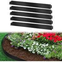 Rasenkante Metall Beeteinfassung Mähkante Verzinkt Wegbegrenzung Beetumrandung Palisade Schwarz 100x18cm 5m - Tolletour Rasenkante Metall Beeteinfassung Mähkante Verzinkt Wegbegrenzung Beetumrandung Palisade Schwarz 100x18cm 5m - Tolletour von TOLLETOUR