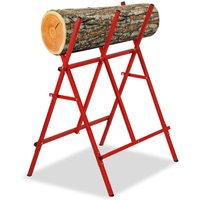 Tolletour - Sägebock klappbar Holzschneidebock als Sägehilfe Holzsägebock bis 100 kg von TOLLETOUR