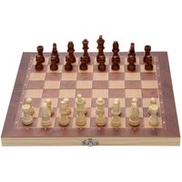 Schachspiel Brettspiele komplettset Schach Reiseschach Backgammon Holz 29x29CM Reiseschach - Tolletour Schachspiel Brettspiele komplettset Schach Reiseschach Backgammon Holz 29x29CM Reiseschach - Tolletour von TOLLETOUR