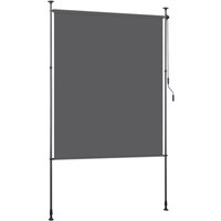 Senkrechtmarkise Außenrollo Balkonrollo mit Handkurbel 200 x 270 cm Sichtschutz Vertikalmarkise ohne Bohren Sonnenschutz Windschutz Anthrazit Senkrechtmarkise Außenrollo Balkonrollo mit Handkurbel 200 x 270 cm Sichtschutz Vertikalmarkise ohne Bohren Sonnenschutz Windschutz Anthrazit von TOLLETOUR
