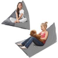 Tolletour - Sitzsack Kinder Spielzeug Stofftier Aufbewahrung Sitzsack faltbar extra große Tasche Stuhl Sofa für Kinder Sitzsäcke fürs Kinderzimmer von TOLLETOUR