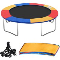 Swanew Trampolin Randabdeckung 28cm breit 100% UV-beständig Reißfest Wetterbeständig Universell Federabdeckung Randschutz, Bunt,Größe:Ø 244cm von TOLLETOUR