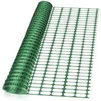 Tolletour - 1x50m Absperrzaun Bauzaun Warnnetz Grün,Sicherheitszaun mobiles Netz, Kunststoff Fangzaun, Zaun flexibel Mobiler Zaun Hühnerzaun Tolletour - 1x50m Absperrzaun Bauzaun Warnnetz Grün,Sicherheitszaun mobiles Netz, Kunststoff Fangzaun, Zaun flexibel Mobiler Zaun Hühnerzaun von TOLLETOUR