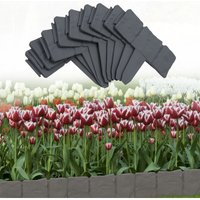 TolleTour 20 Stück 5 M Rasenkante Stein Beeteinfassung Beetbegrenzung PP-Rasenkanten rasenkante kunststoff für Garten.Wiese.Anthrazit TolleTour 20 Stück 5 M Rasenkante Stein Beeteinfassung Beetbegrenzung PP-Rasenkanten rasenkante kunststoff für Garten.Wiese.Anthrazit von TOLLETOUR