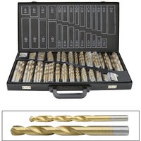 230 Teiliges Metallbohrer Set 1-13mm Spiralbohrer Satz Titan beschichtet DIN338 Stahlbohrer hss Spiral-Bohrer - Tolletour von TOLLETOUR