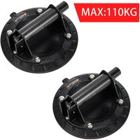 2x Saugheber Glas Glasheber Saugnäpfe Vakuumheber Glassauger max.120KG - Tolletour von TOLLETOUR