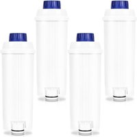 4x Wasserfilter für DeLonghi dls C002. Zubehör für Kompatibel mit DeLonghi-Modellen. esam. ecam. bco ec Kaffeevollautomaten - Tolletour von TOLLETOUR