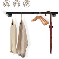 TolleTour 90cm Garderobenstange Wohnzimmer Kleiderstange Abnehmbare bis 65 kg belastbar TolleTour 90cm Garderobenstange Wohnzimmer Kleiderstange Abnehmbare bis 65 kg belastbar von TOLLETOUR