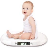 Babywaage multfunktionale Digital Kinderwaage Tragkraft, Säuglingswaage Stillwaage Tierwagge LED-Anzeige gebogene Oberfläche, Tara-und Haltefunktion von TOLLETOUR