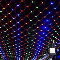 Led Lichternetz Lichterkette Weihnachtsbeleuchtung Lichtervorhang Innen Außen Deko Weihnachtslicht 8 Modi IP44 rgb 4.5x1.6M - Tolletour von TOLLETOUR