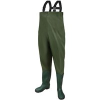 TolleTour Wathose Anglerhose Angelhose Teichhose Watstiefel Watthose mit Stiefel PVC Gummi 44/45 von TOLLETOUR