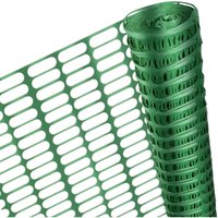 Bauzaun Absperrzaun 1x50m, Schutznetz Gartenzaun Grün, Masche 100x26mm, Warnzaun Zaun Bauzaun Absperrzaun 1x50m, Schutznetz Gartenzaun Grün, Masche 100x26mm, Warnzaun Zaun von TOLLETOUR