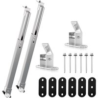 Tolletour - Für 1 Solarpanel Solarmodule Halterung Solarhalterung Modul 10-30° Individuell einstellbarer Flachdach Montagewinkel.Mobile Solaranlagen von TOLLETOUR