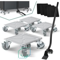 Möbelroller 4 stück Transportroller Möbelroller Schwerlastrollen Rollbrett Umzugsset 500 kg mit Lenkungsrollen für alle Böden Transporthilfe Möbelroller 4 stück Transportroller Möbelroller Schwerlastrollen Rollbrett Umzugsset 500 kg mit Lenkungsrollen für alle Böden Transporthilfe von TOLLETOUR