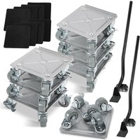 Möbelroller 8x Transportroller Möbelroller Schwerlastrollen Möbelhund Rollbrett Umzugsset 500kg mit Lenkungsrollen für alle Böden Transporthilfe Möbelroller 8x Transportroller Möbelroller Schwerlastrollen Möbelhund Rollbrett Umzugsset 500kg mit Lenkungsrollen für alle Böden Transporthilfe von TOLLETOUR