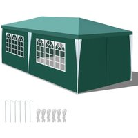 Pavillon Camping Hochzeit Partyzelt Gartenpavillon Festzelt pe Plane 3x6m Grün - Tolletour Pavillon Camping Hochzeit Partyzelt Gartenpavillon Festzelt pe Plane 3x6m Grün - Tolletour von TOLLETOUR