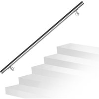 Tolletour - Treppengeländer 140 cm x ø 4.2 cm Handlauf Edelstahl Griff Wandhandlauf Wand Geländer Treppe Stange Brüstung Treppenhandlauf Rundhandlauf von TOLLETOUR