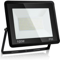 Tolletour - led Fluter Flutlicht Strahler 100W Scheinwerfer Baustrahler Außen Lampe IP65 Warmweiß von TOLLETOUR