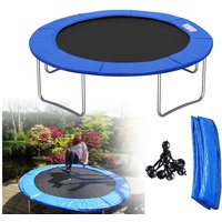 Trampolin Randabdeckung 28cm breit 100% UV-beständig Reißfest Wetterbeständig Universell Federabdeckung Randschutz. Blau.Größe:Ø 305cm - Tolletour von TOLLETOUR