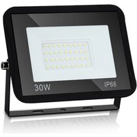 SWANEW LED Strahler 30W LED Scheiwerfer, Superhell 2550LM Fluter Außen 3000K Warmweiß Licht Flutlichtstrahler IP66 Wasserdicht Außenbeleuchtung, von TOLLETOUR