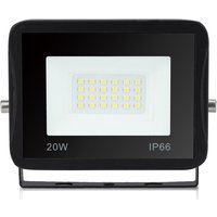 Tolletour - swanew led Fluter Baustrahler 20W Strahler Kaltweiß Außenstrahler Arbeitsleuchte IP66 Wasserdicht Flutlicht Scheinwerfer von TOLLETOUR