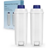Wasserfilter für Delonghi Kaffeeautomaten-Wasserfilter kompatibel für DLSC002 ecam etam 60 Liter Wasser mit Aktivkohle 2 Stücke von TOLLETOUR