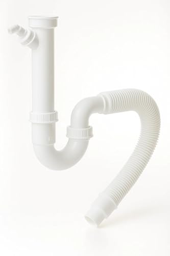 TOLLTEK_Flex-Geruchsverschluss Siphon für Spülenanschluss 40/50mm von TOLLTEK