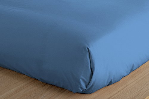 Tolra Fitted Sheet 180 Thread Count 10 cm² Easy Care Polycotton Bed 90 cm Mattress up to 25 cm Deep von TOLRA