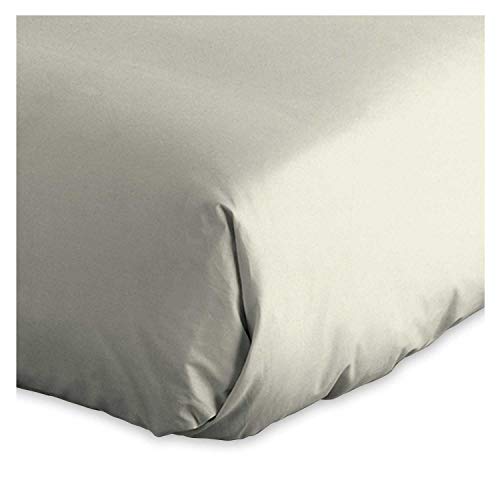 Tolra Fitted Sheet 180 Thread Count 10 cm² Polyester Cotton Easy Care Bed 105 cm Mattress up to 25 cm Deep von TOLRA