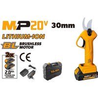 Mp20v Burstenlose Akkuschere + Koffer Und 2 Tolsen-Akkus von TOLSEN