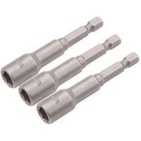 Satz 3-Tlg. Magnet-Steckschlussel-Bits 1/4'' 8mm Tolsen von TOLSEN