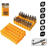 Satz 33 Stuck Magnet-Bits Mit Tolsen-Bithalter von TOLSEN