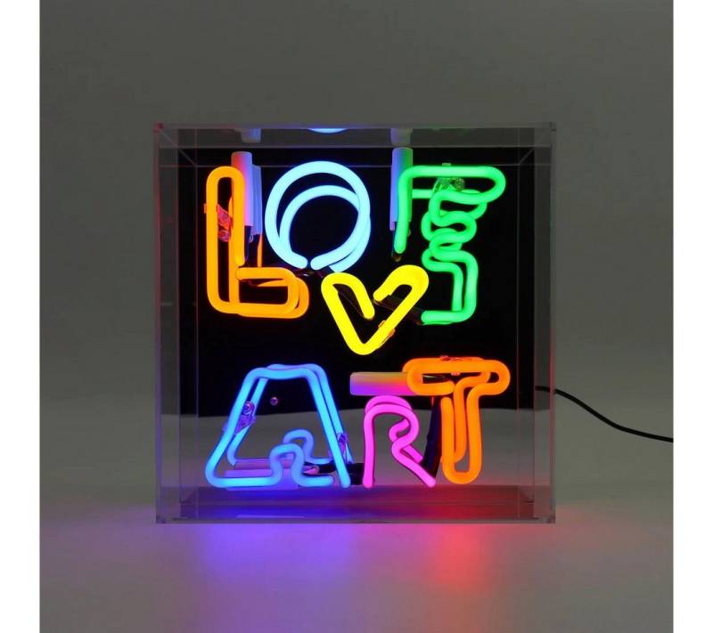 TOM NEON Dekolicht "Love Art" Glas Neon Box Stimmungslicht Geschenkidee, TOM NEON, Neonröhre, Multicolor, Handgefertigt TOM NEON Dekolicht "Love Art" Glas Neon Box Stimmungslicht Geschenkidee, TOM NEON, Neonröhre, Multicolor, Handgefertigt von TOM NEON