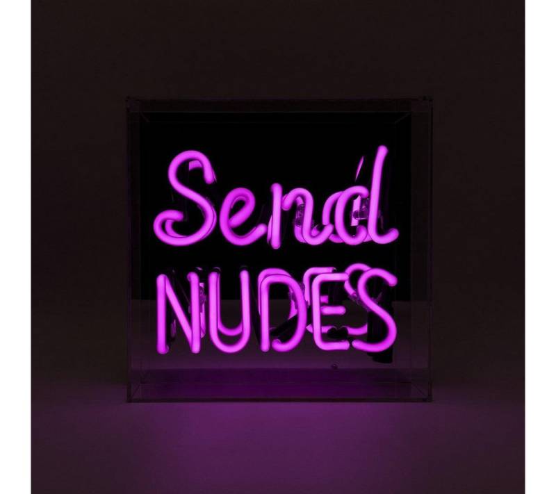 TOM NEON Dekolicht "Send Nudes" Glas Neon Box Stimmungslicht Neonlampe, TOM NEON, Neonröhre, Lila, Handgefertigt TOM NEON Dekolicht "Send Nudes" Glas Neon Box Stimmungslicht Neonlampe, TOM NEON, Neonröhre, Lila, Handgefertigt von TOM NEON