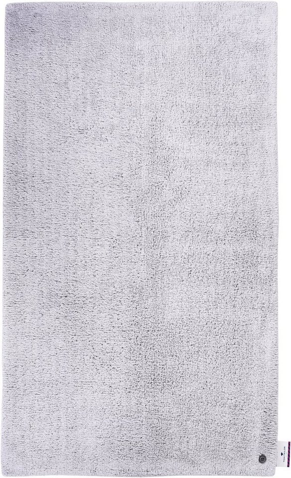 Badematte Cotton Double Uni TOM TAILOR HOME, Höhe 20 mm, beidseitig nutzbar, fußbodenheizungsgeeignet, strapazierfähig, Baumwolle, quadratisch, Badteppich, Uni Farben, rechteckig & quadratisch erhältlich von TOM TAILOR HOME
