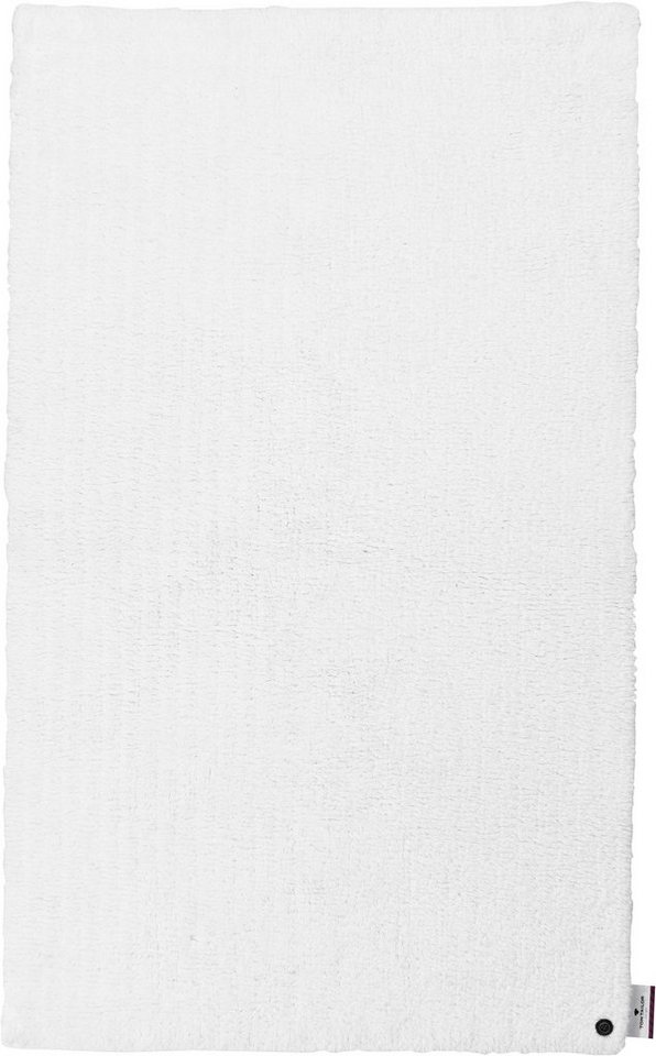 Badematte Cotton Double Uni TOM TAILOR HOME, Höhe 20 mm, beidseitig nutzbar, fußbodenheizungsgeeignet, strapazierfähig, Baumwolle, quadratisch, Badteppich, Uni Farben, rechteckig & quadratisch erhältlich von TOM TAILOR HOME