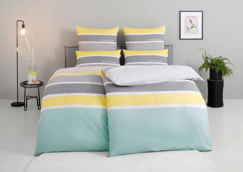 TOM TAILOR HOME Bettwäsche Felix in Gr. 135x200 oder 155x220 cm, Renforcé, 3 teilig, mit GRATIS-Zugabe: Gästehandtuch (100% Baumwolle), mit Reißverschluss TOM TAILOR HOME Bettwäsche Felix in Gr. 135x200 oder 155x220 cm, Renforcé, 3 teilig, mit GRATIS-Zugabe: Gästehandtuch (100% Baumwolle), mit Reißverschluss von TOM TAILOR HOME