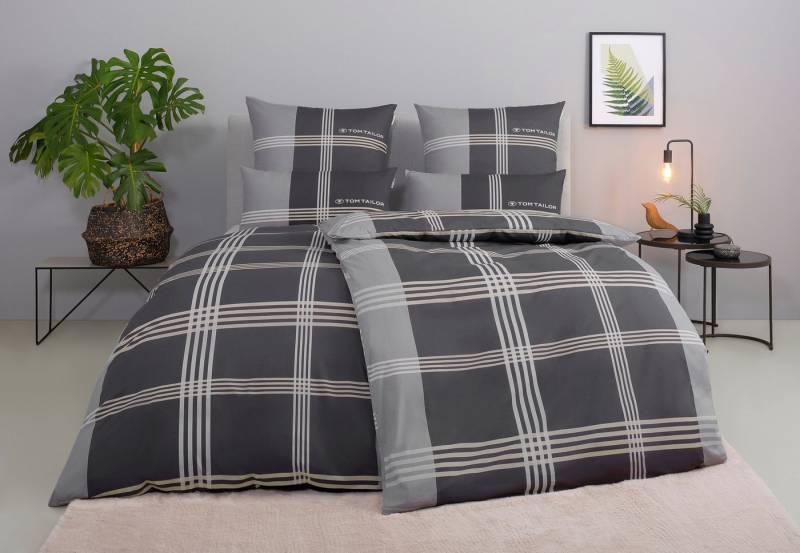 TOM TAILOR HOME Bettwäsche Ole, Renforcé, 3 teilig, karierte Bettwäsche aus Baumwolle, mit Reißverschluss TOM TAILOR HOME Bettwäsche Ole, Renforcé, 3 teilig, karierte Bettwäsche aus Baumwolle, mit Reißverschluss von TOM TAILOR HOME
