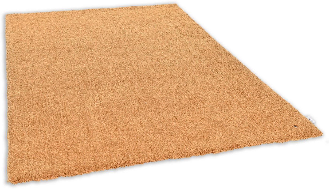 Hochflor-Teppich Shaggy Teppich Cozy, TOM TAILOR HOME, rechteckig, Höhe: 25 mm, Uni Farben, auch in Pastell Farben, ideal im Wohnzimmer & Schlafzimmer von TOM TAILOR HOME