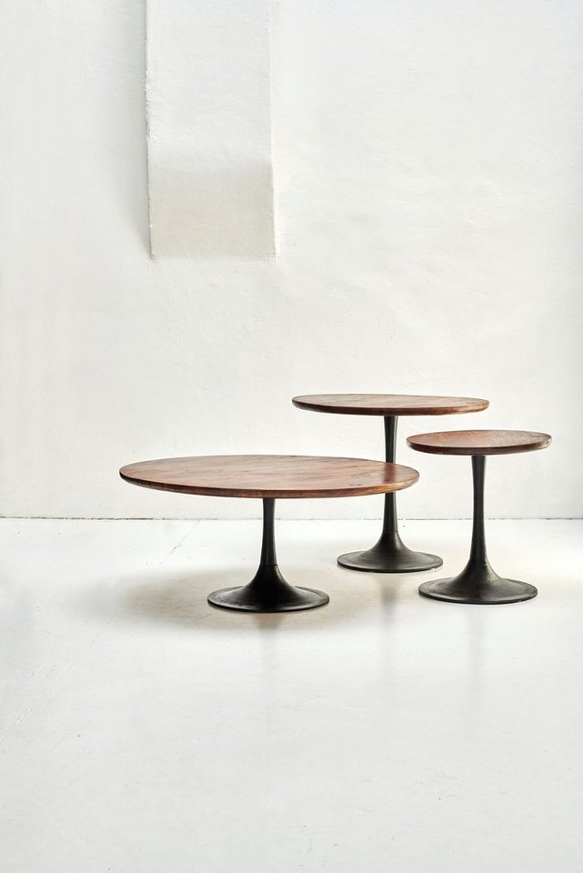 TOM TAILOR HOME Beistelltisch T-MODERN COUCH TABLE MEDIUM, mit eingelassenem TOM TAILOR Button von TOM TAILOR HOME