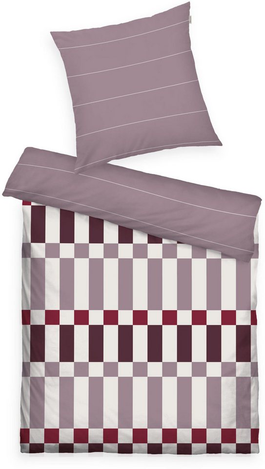 TOM TAILOR HOME Wendebettwäsche BOLD CHECK in Gr. 135x200cm oder 155x220cm, Renforcé, 2 teilig, new bedroom, gewebtes Label von TOM TAILOR HOME
