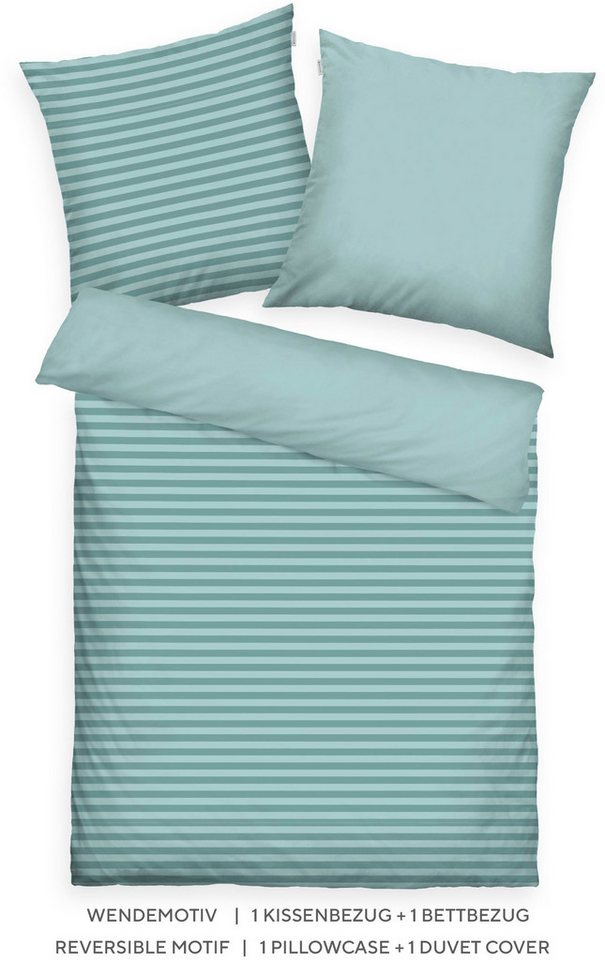 TOM TAILOR HOME Bettwäsche MEDIUM STRIPES in Gr. 135x200cm, 155x220cm oder 200x220cm, Renforcé, 2 teilig, new bedroom, mit farbigem Markenreißverschluss TOM TAILOR HOME Bettwäsche MEDIUM STRIPES in Gr. 135x200cm, 155x220cm oder 200x220cm, Renforcé, 2 teilig, new bedroom, mit farbigem Markenreißverschluss von TOM TAILOR HOME