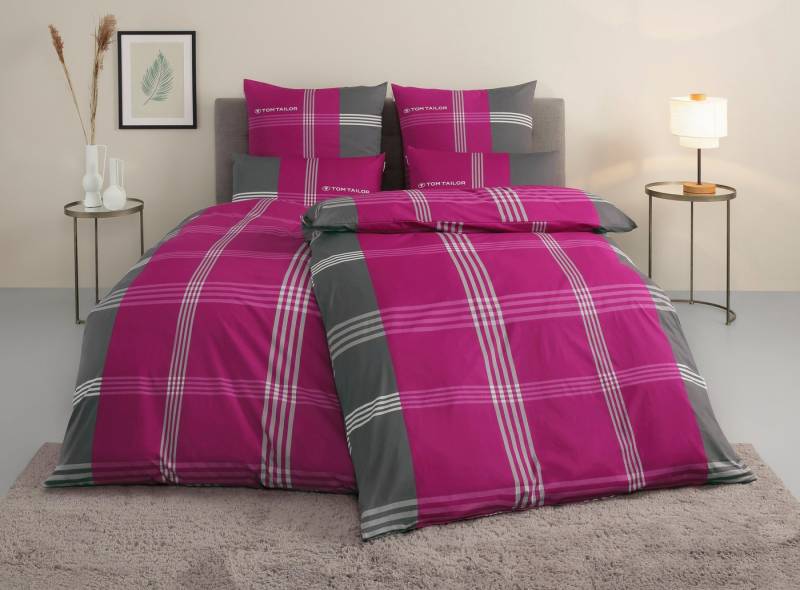 TOM TAILOR HOME Bettwäsche Ole, Renforcé, 2 teilig, karierte Bettwäsche aus Baumwolle, mit Reißverschluss TOM TAILOR HOME Bettwäsche Ole, Renforcé, 2 teilig, karierte Bettwäsche aus Baumwolle, mit Reißverschluss von TOM TAILOR HOME