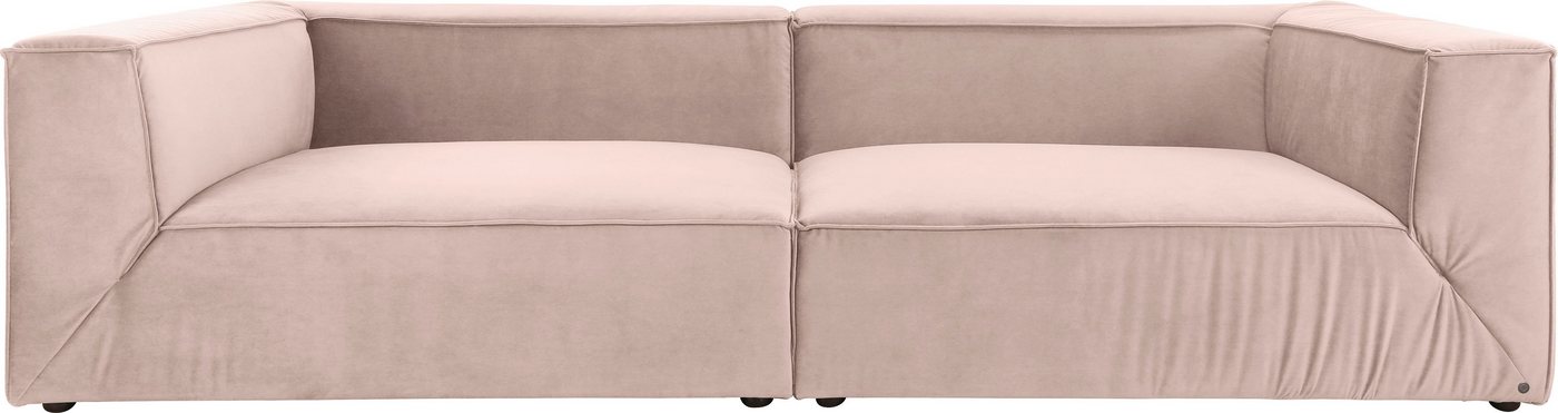 TOM TAILOR HOME Big-Sofa BIG CUBE, in 2 Breiten, wahlweise mit Sitztiefenverstellung, Tiefe 129 cm von TOM TAILOR HOME