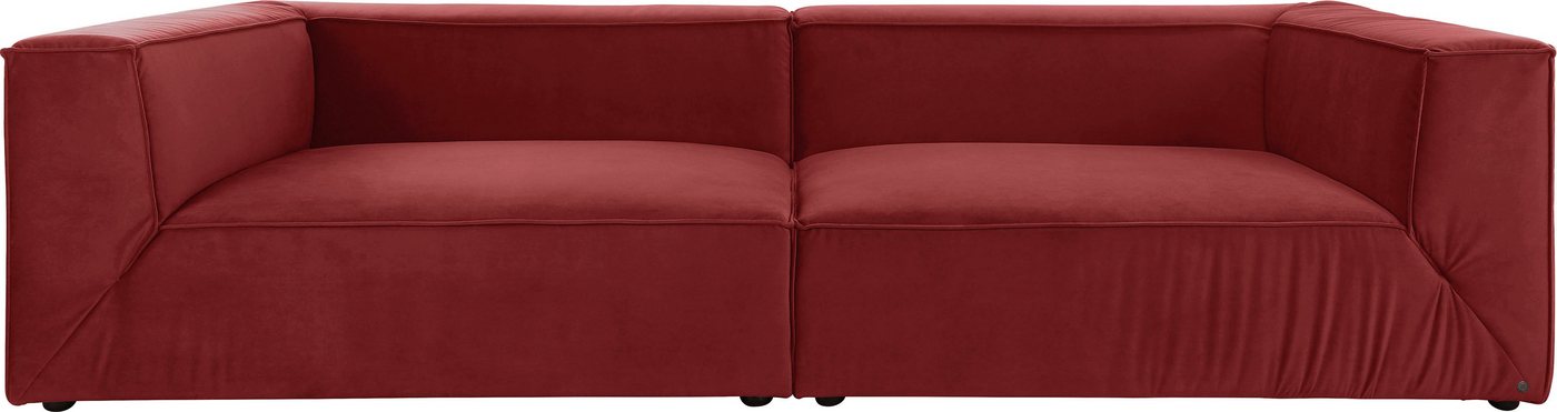 TOM TAILOR HOME Big-Sofa BIG CUBE, in 2 Breiten, wahlweise mit Sitztiefenverstellung, Tiefe 129 cm von TOM TAILOR HOME