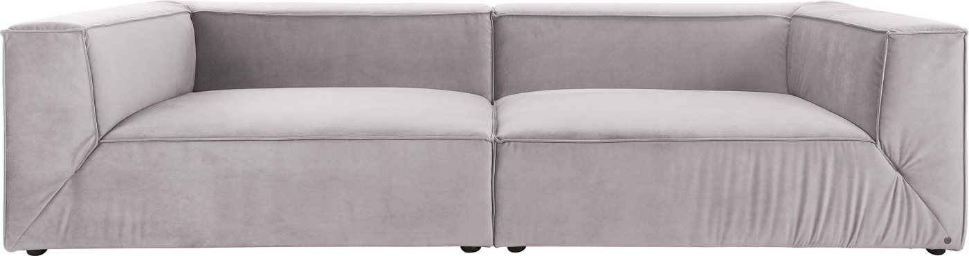 TOM TAILOR HOME Big-Sofa BIG CUBE, in 2 Breiten, wahlweise mit Sitztiefenverstellung, Tiefe 129 cm von TOM TAILOR HOME