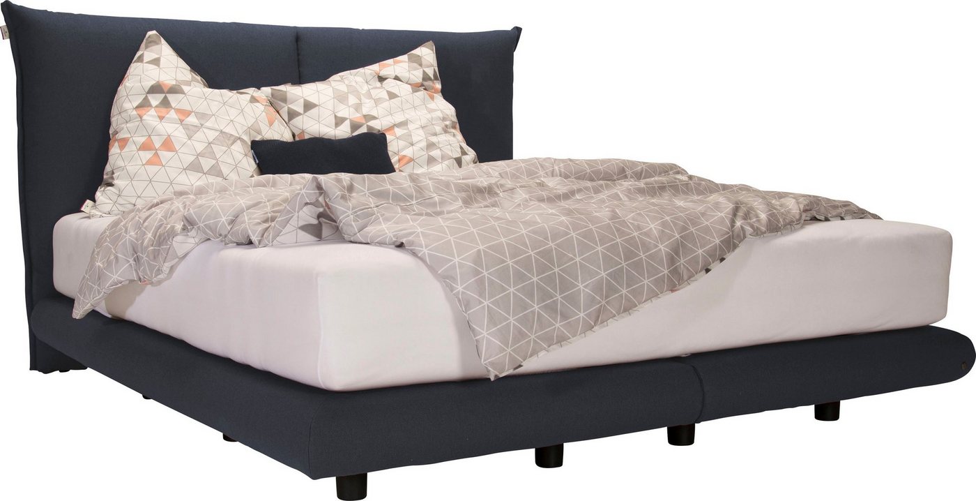 TOM TAILOR HOME Boxspringbett SOHO PILLOW BOX, in Schwebeoptik, Kopfteil in Kissenform, Höhe 120 cm von TOM TAILOR HOME