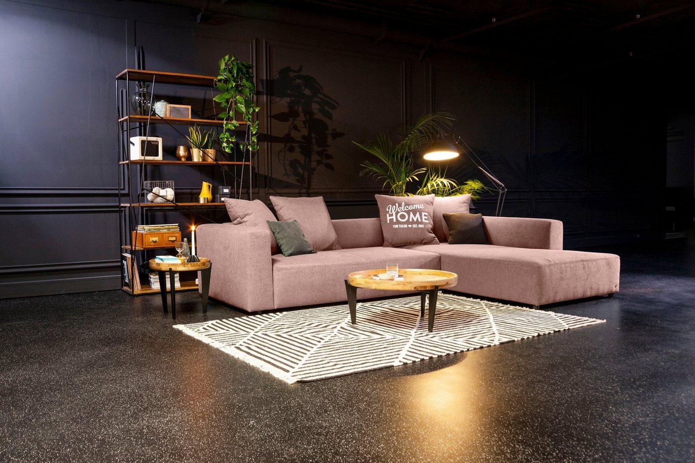 TOM TAILOR HOME Ecksofa HEAVEN CASUAL M, aus der COLORS COLLECTION, wahlweise mit Bettfunktion & Bettkasten von TOM TAILOR HOME